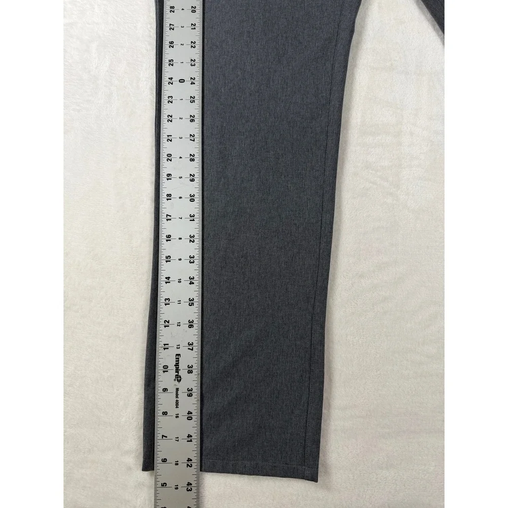 Travis Mathew Open to Close Performance Pants Stretch Poly Blend Grey Mens 38x31